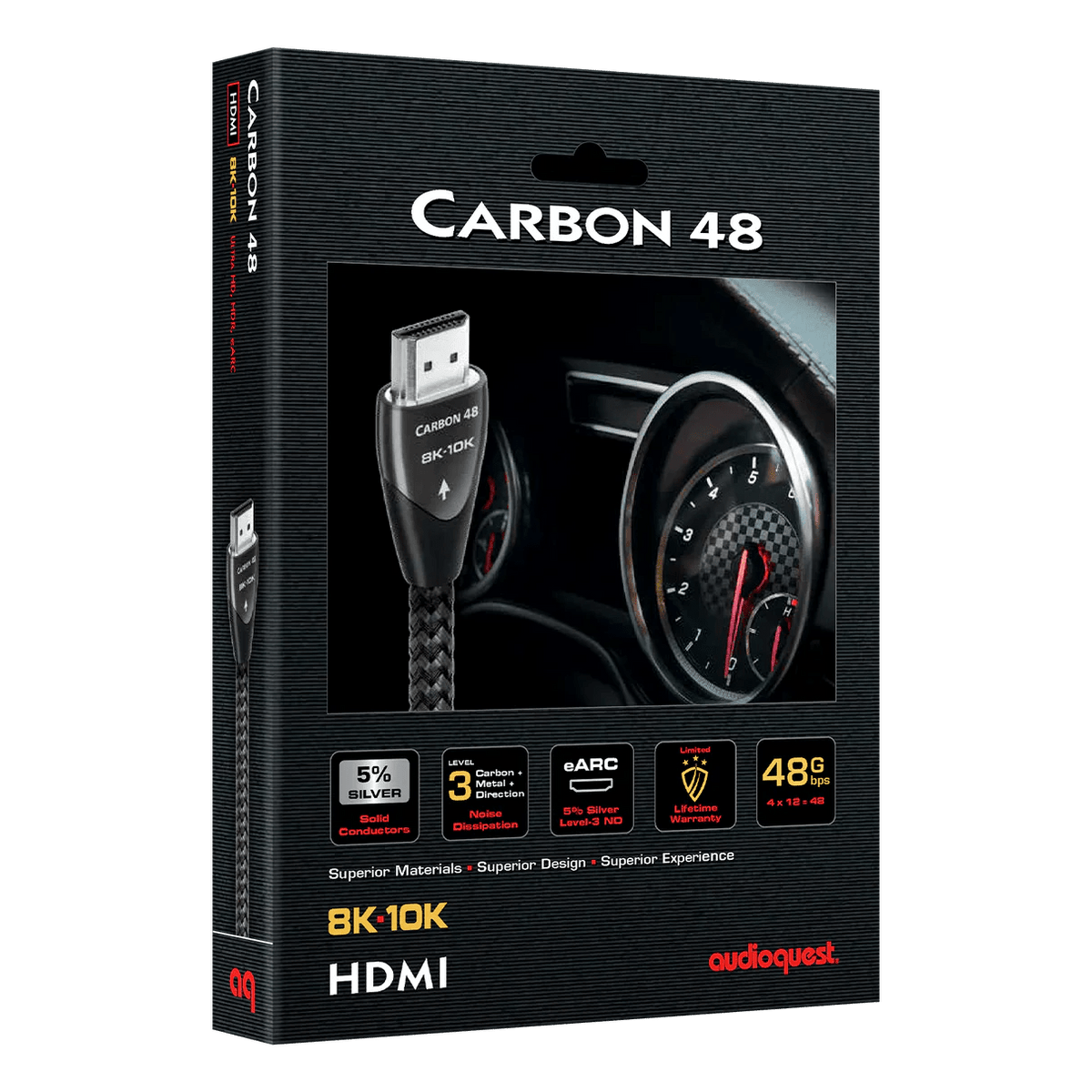 AudioQuest AudioQuest Carbon 48G HDMI Cable Hdmi Cables