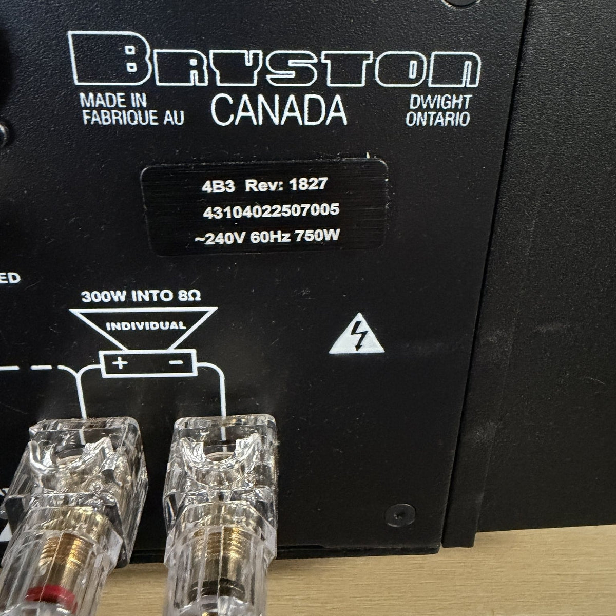 Bryston Bryston 4B³ Cubed Dual Mono Power Amplifier - Black - Ex Demo Power Amplifiers