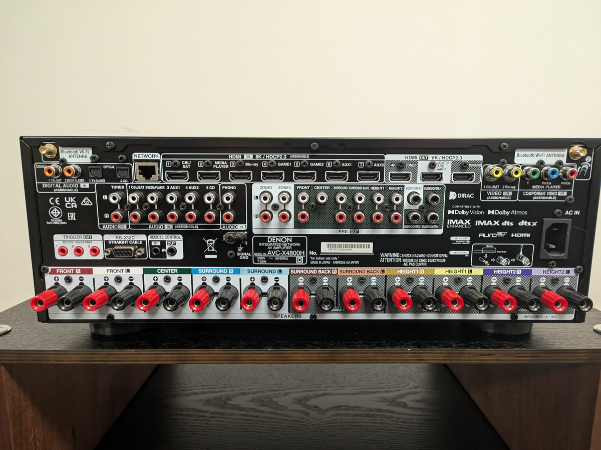 Denon Denon AVC-X4800H 9.4ch 8K AV Receiver - Ex Demo AV Receivers