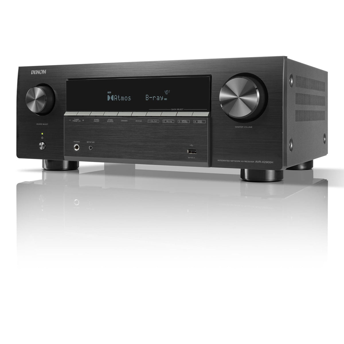 Denon Denon AVR-X2900H 7.2ch AV Receiver Dolby Atmos 95W AV Receivers