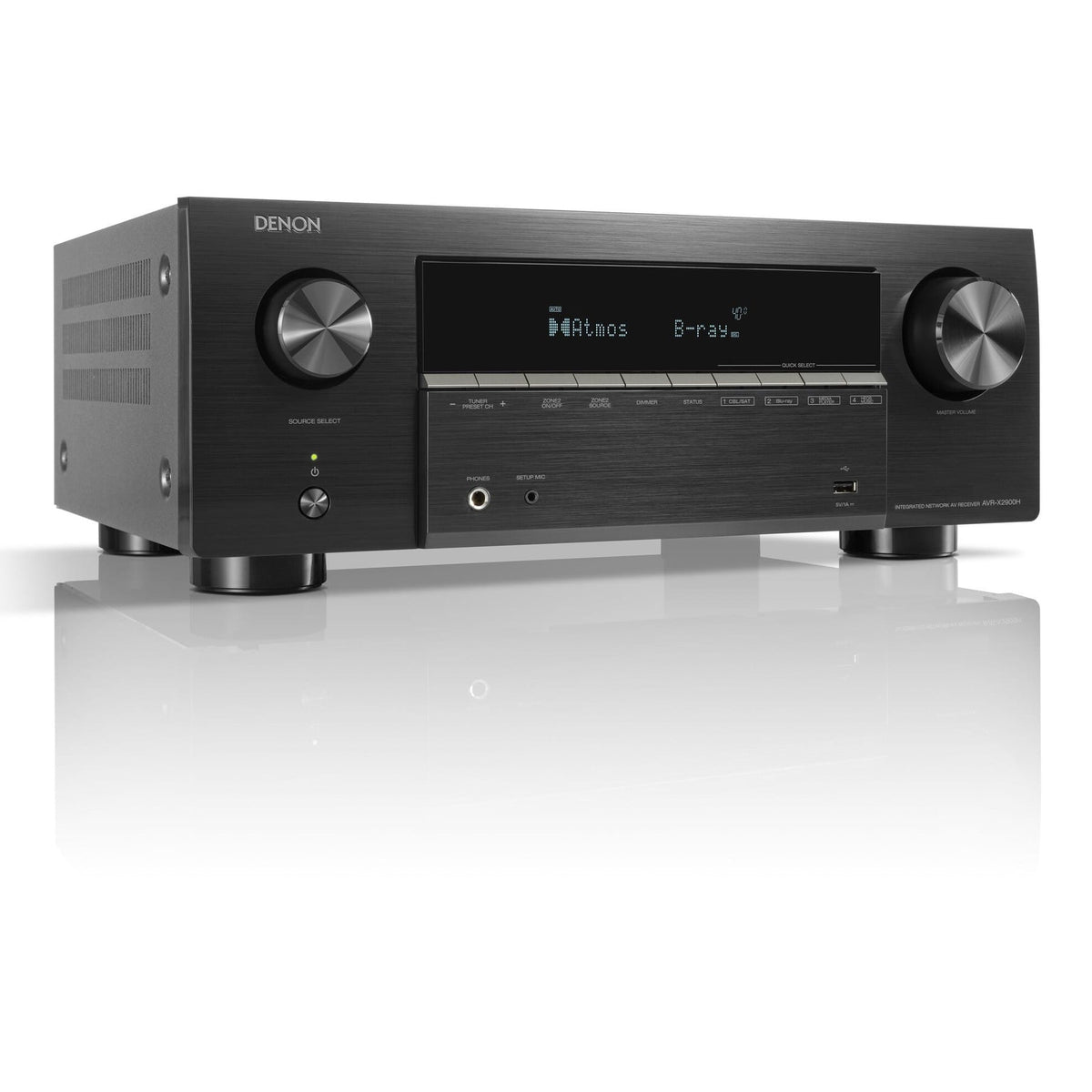 Denon Denon AVR-X2900H 7.2ch AV Receiver Dolby Atmos 95W AV Receivers