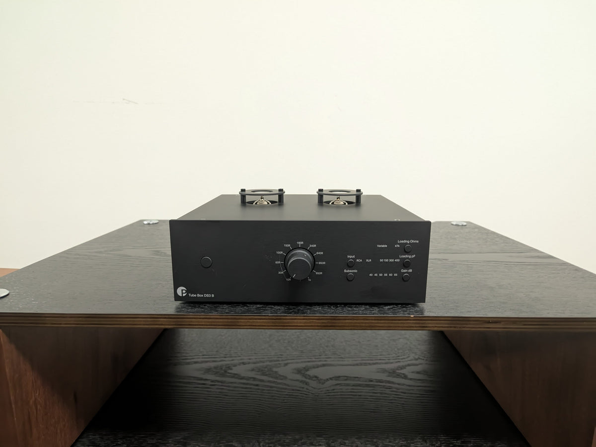 Pro-Ject Pro-Ject Tube Box DS3 B True Balanced Phono Preamplifier - Black - Ex Demo Phono Preamps