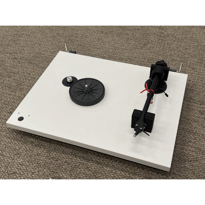 Pro-Ject Pro-Ject T1 Phono SB Turntable with Ortofon OM 5E Cartridge Satin White - Open Box - 2 Turntables