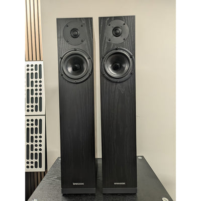 Spendor A2 Compact Floorstanding Speakers - Black Ash - Pre-Owned Trade-In