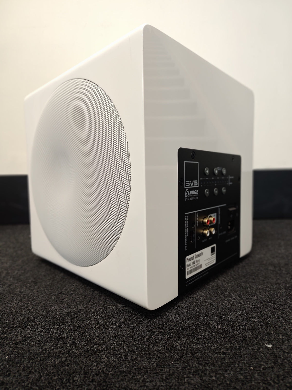 SVS Sound SVS 3000 Micro Subwoofer - Piano Gloss White - Ex Demo Subwoofers