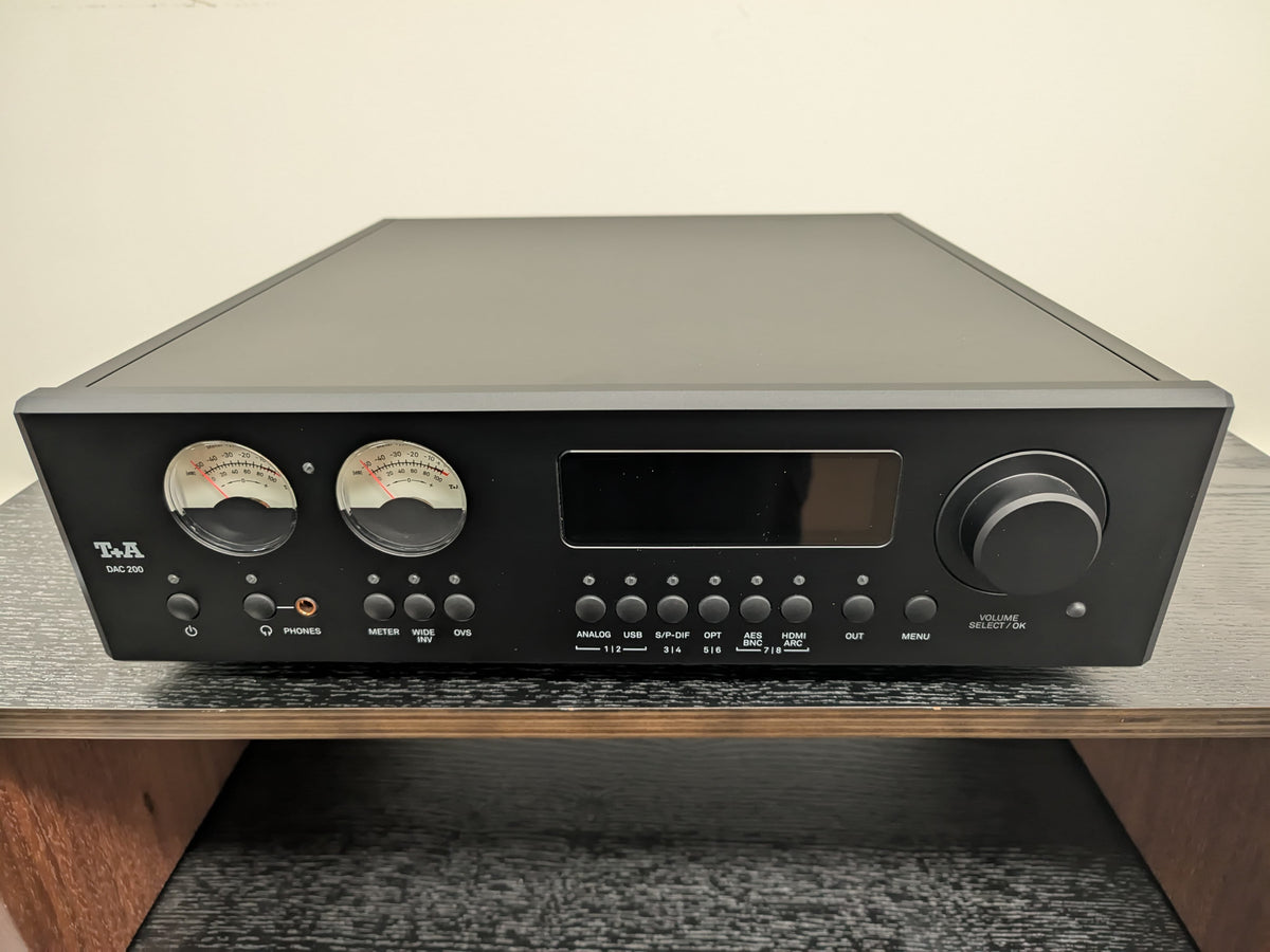 T+A T+A DAC 200 D/A Converter & Preamplifier with HDMI Module - Black - Ex Demo DAC