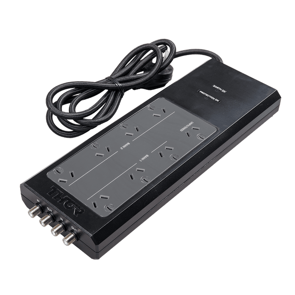 Thor Thor Prodigy P8 Surge Protection Powerboard 8-Way with Elite Filtration Power Distribution