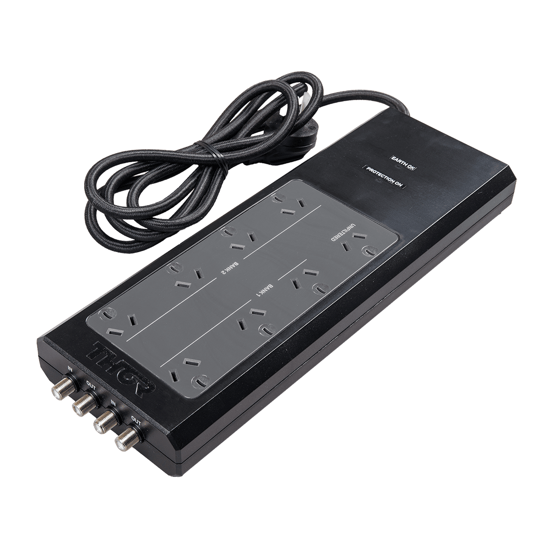 Thor Thor Prodigy P8 Surge Protection Powerboard 8-Way with Elite Filtration Power Distribution