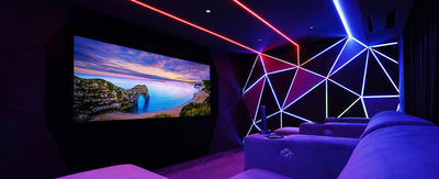 Outdoor Custom Projector Screen by CHT Solutions