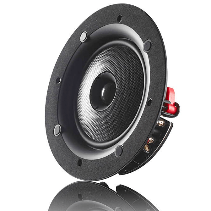 Ascendo Ascendo 6.5" Coax PRO In-Ceiling Flush Mount Speaker - White (Single) Home Cinema Speakers