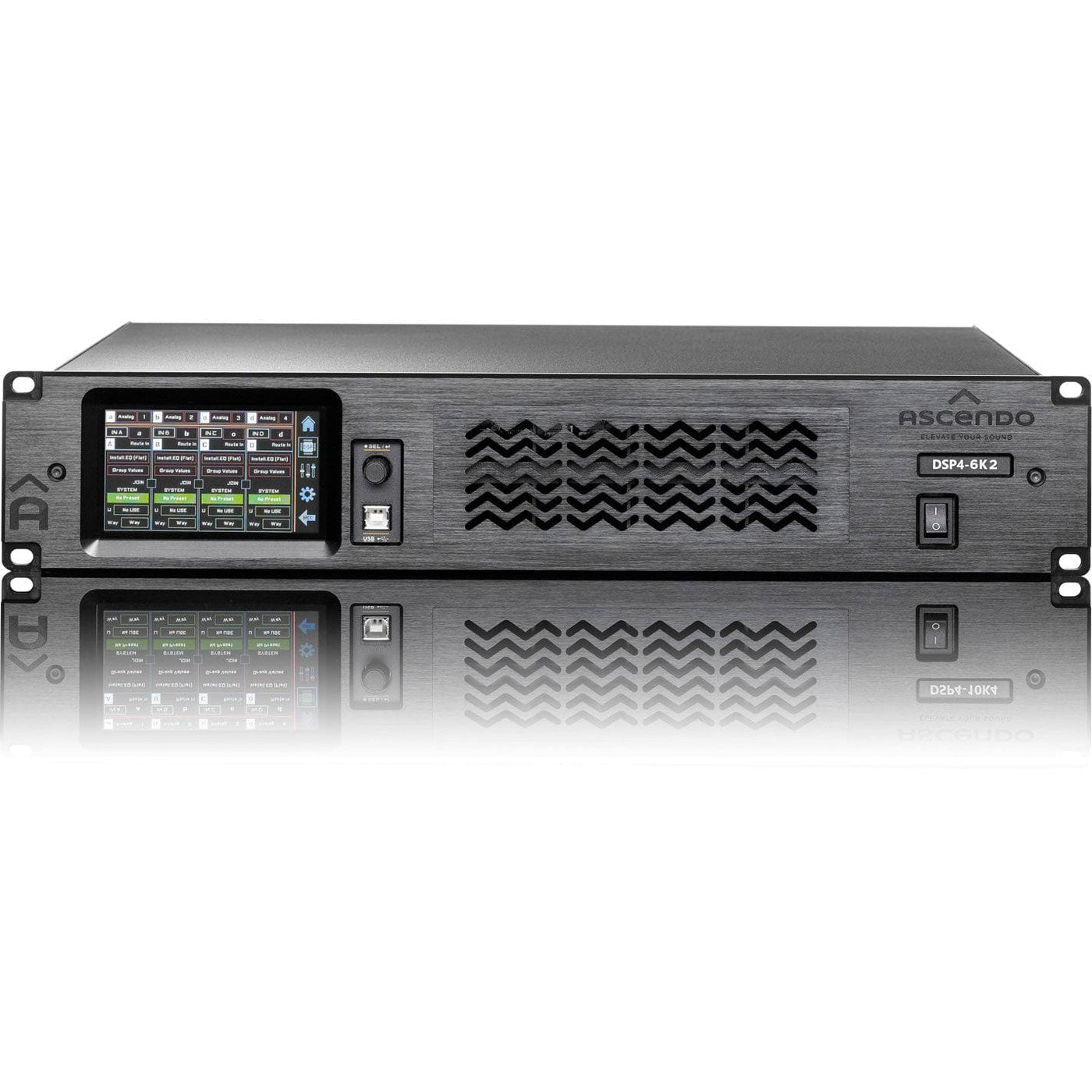 Ascendo Ascendo DSP4-6K2 - 4-channel DSP network-controlled Class H amplifier Power Amplifiers
