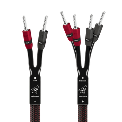 AudioQuest AudioQuest Rocket 33 Bi-Wire Speaker Cable Pair Speaker Cables