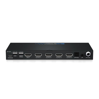 Blustream Blustream SP14CS 4-Way 4K HDMI Splitter with Smart Scaling, Audio Breakout and EDID Management HDMI Splitters