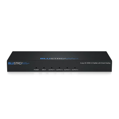 Blustream Blustream SP14CS 4-Way 4K HDMI Splitter with Smart Scaling, Audio Breakout and EDID Management HDMI Splitters