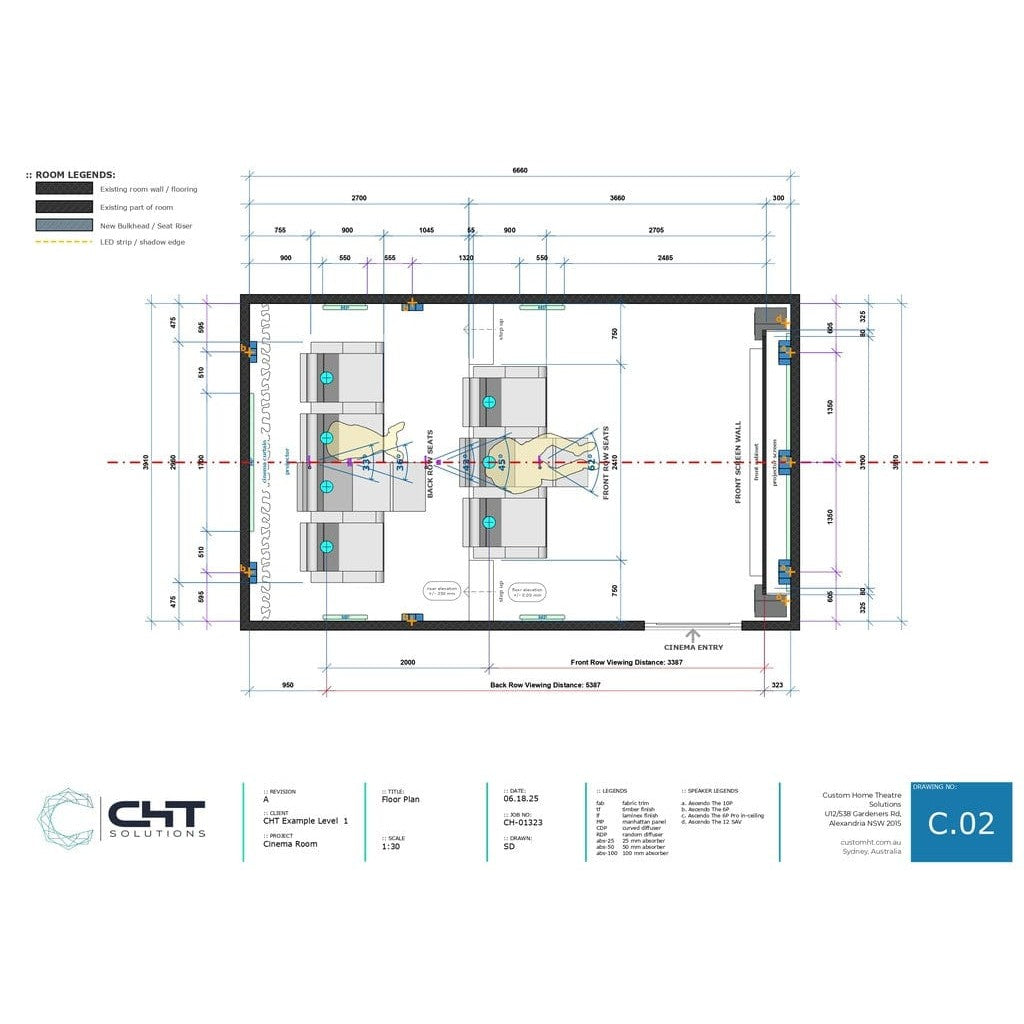 CHT Solutions Home Cinema Theatre Design | Silver Design Service
