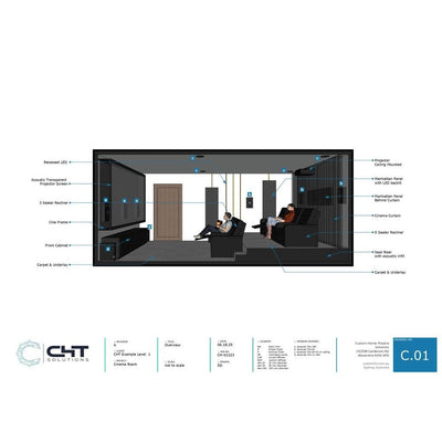 CHT Solutions Home Cinema Theatre Design | Silver Design Service