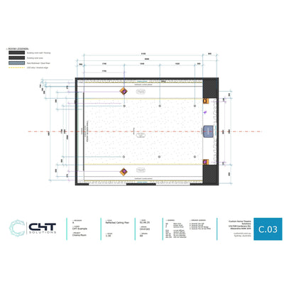 CHT Solutions Home Theatre Room Design - 3D Model & Design Support Service
