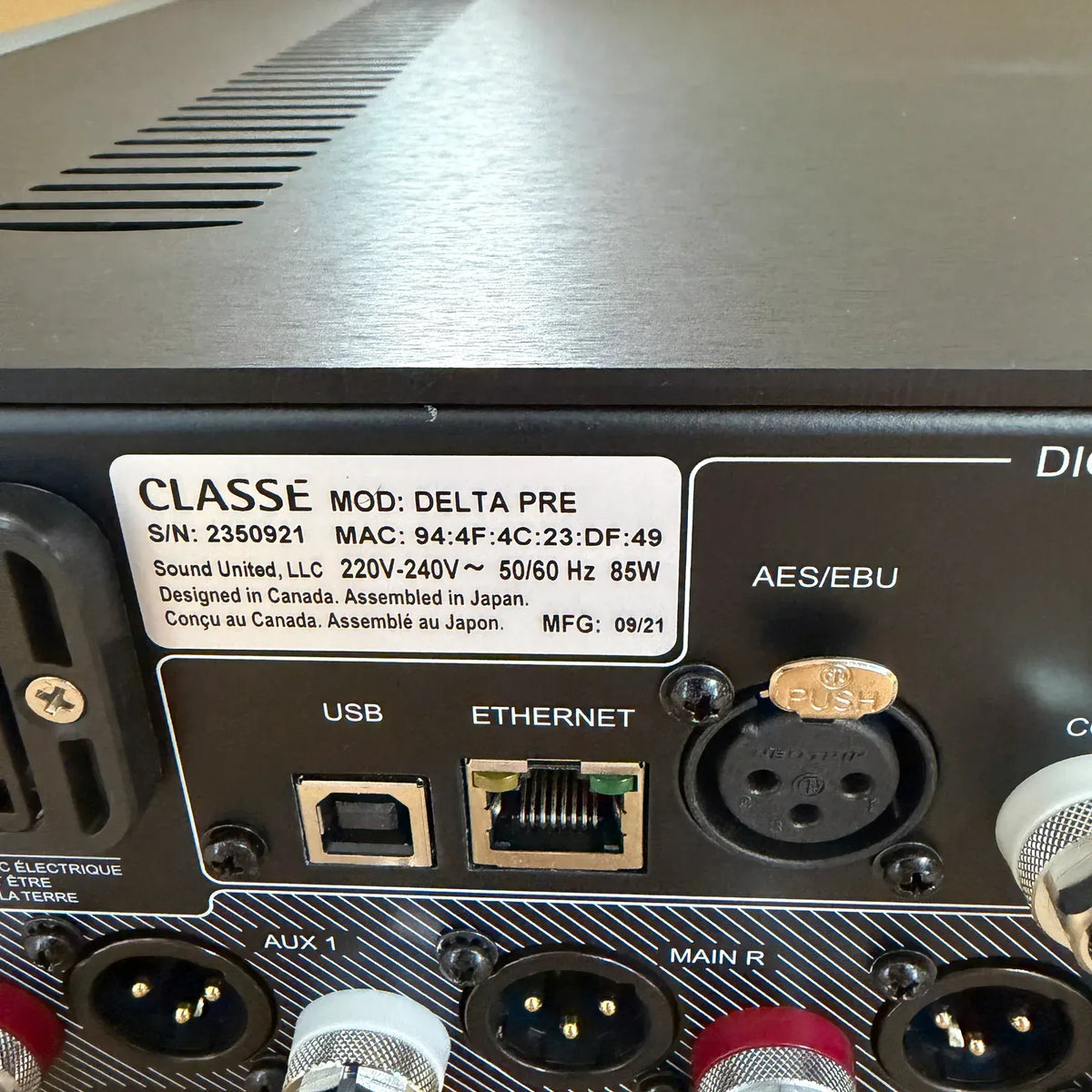 Classé Classé Delta PRE MK1 Preamplifier - Mint Condition Trade-In Integrated Amplifiers