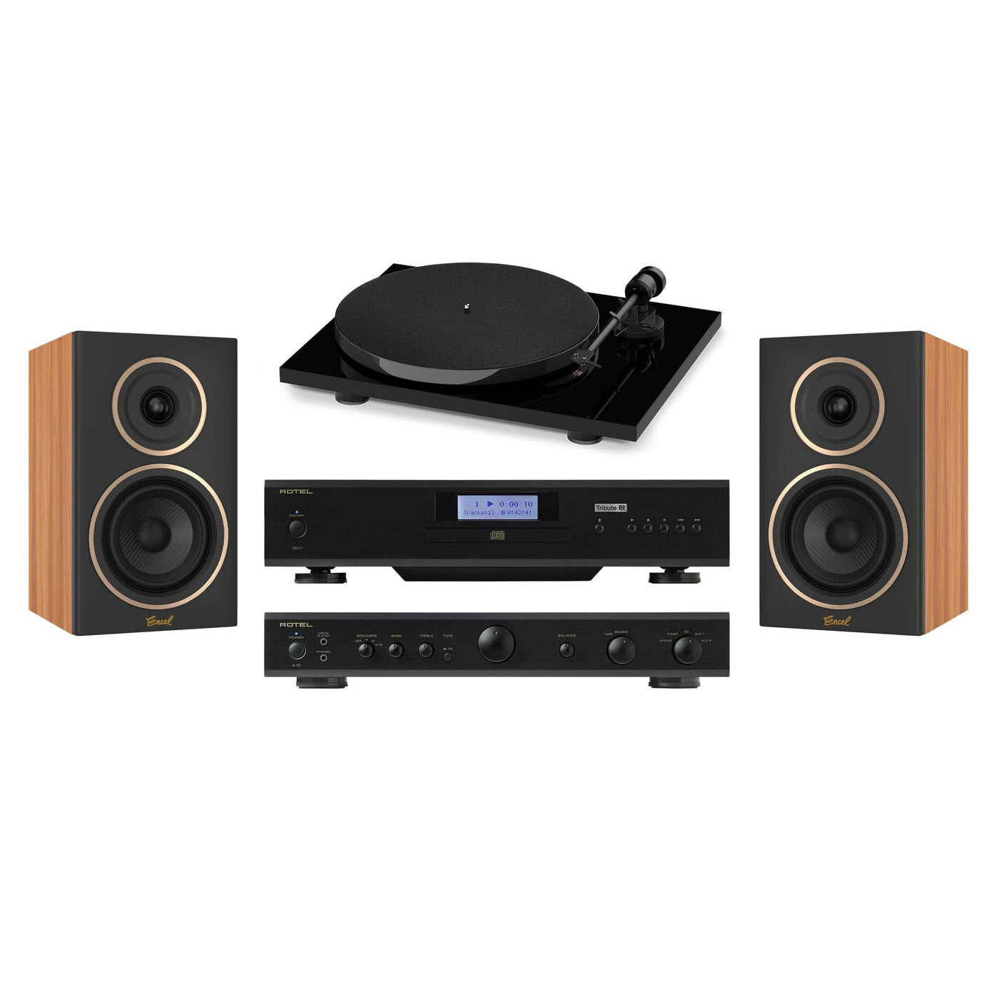 Encel Gelati Groove Stereo Package with Encel, Rotel and Pro-Ject Stereo Packages