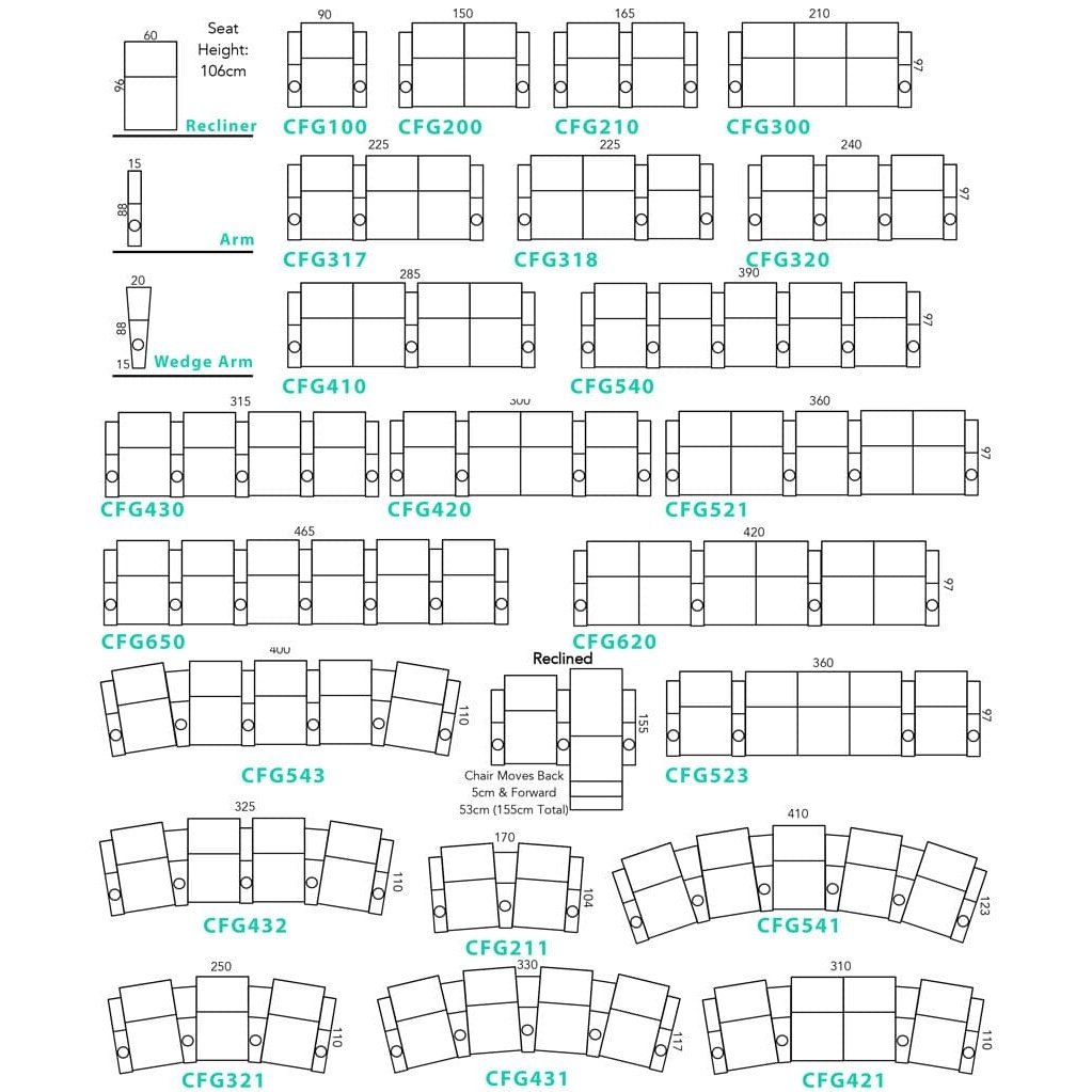 Manhattan Manhattan Home Theatre Recliners Cinema Seating - Hudson Home Theatre Seating