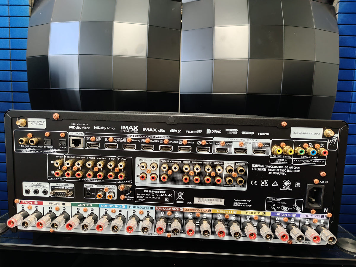 Marantz Marantz Cinema 40 Premium 9.4ch AV Receiver - Black - Ex Demo AV Receivers