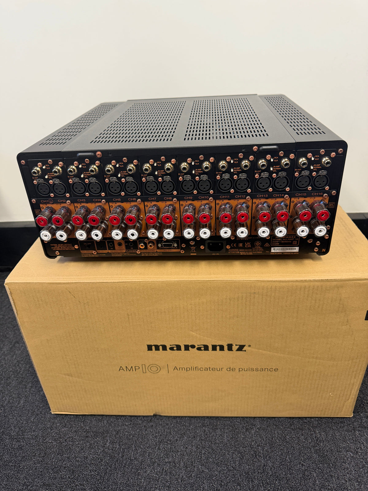 Marantz Marantz AMP 10 Reference 16ch 200W Power Amplifier - Black - Ex Demo Power Amplifiers