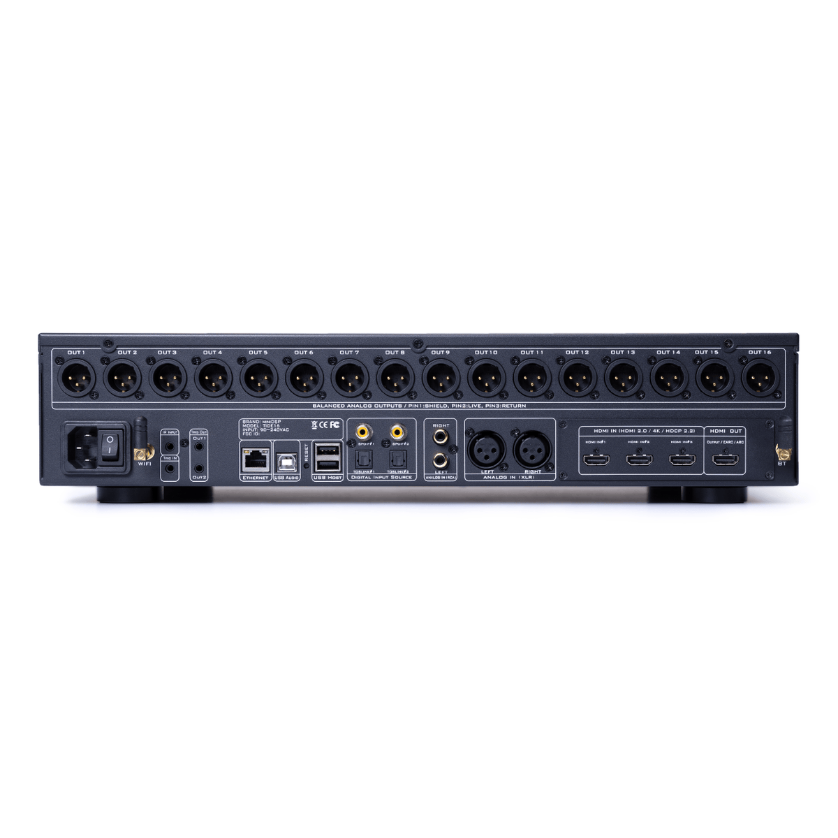 MiniDSP MiniDSP Tide16 16 Channel Immersive AV Processor - Pre-order AV Processor