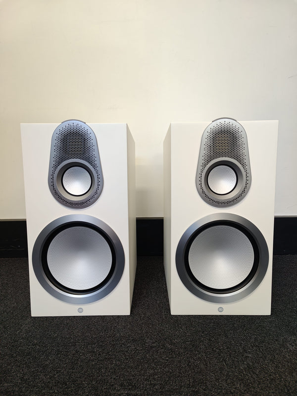 Monitor Audio Monitor Audio Gold 100 6G Standmount Speakers - Satin White - Ex Demo Bookshelf Speakers
