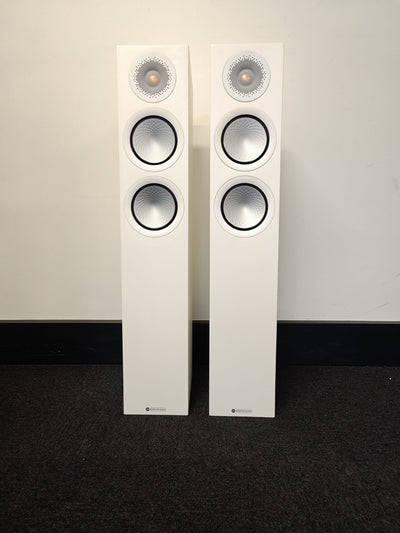 Monitor Audio Silver 200 7G Floorstanding Speakers - Satin White - Ex Demo