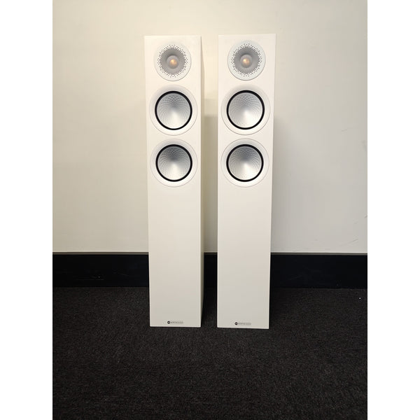 Monitor Audio Monitor Audio Silver 200 7G Floorstanding Speakers - Satin White - Ex Demo Floor Standing Speakers