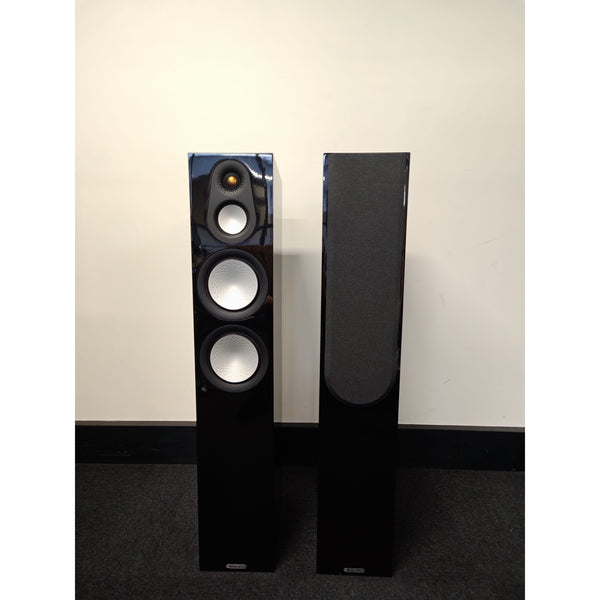 Monitor Audio Monitor Audio Silver 300 7G Floorstanding Speakers - High Gloss Black - Ex Demo Floor Standing Speakers