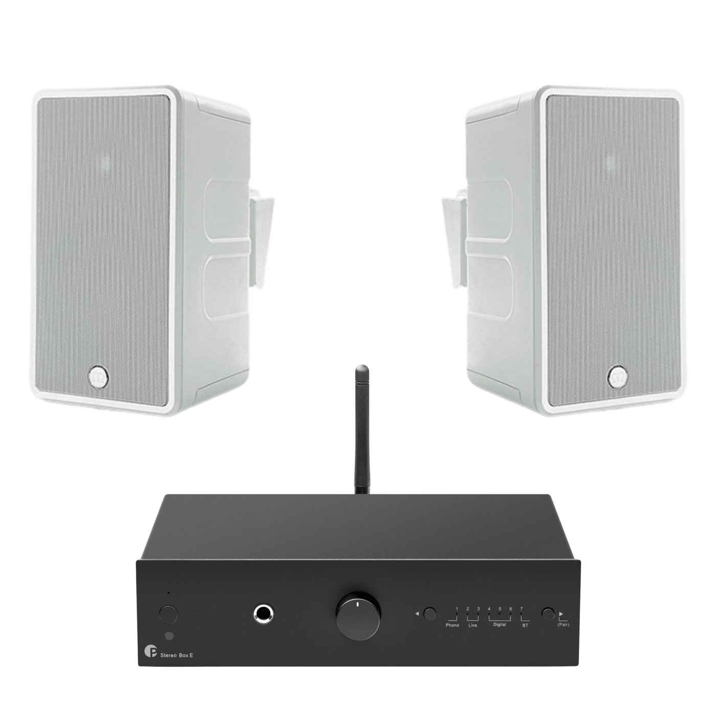 Monitor Audio Monitor Audio Outdoor Climate 50 with Stereo Box E System Pack Outdoor Speakers