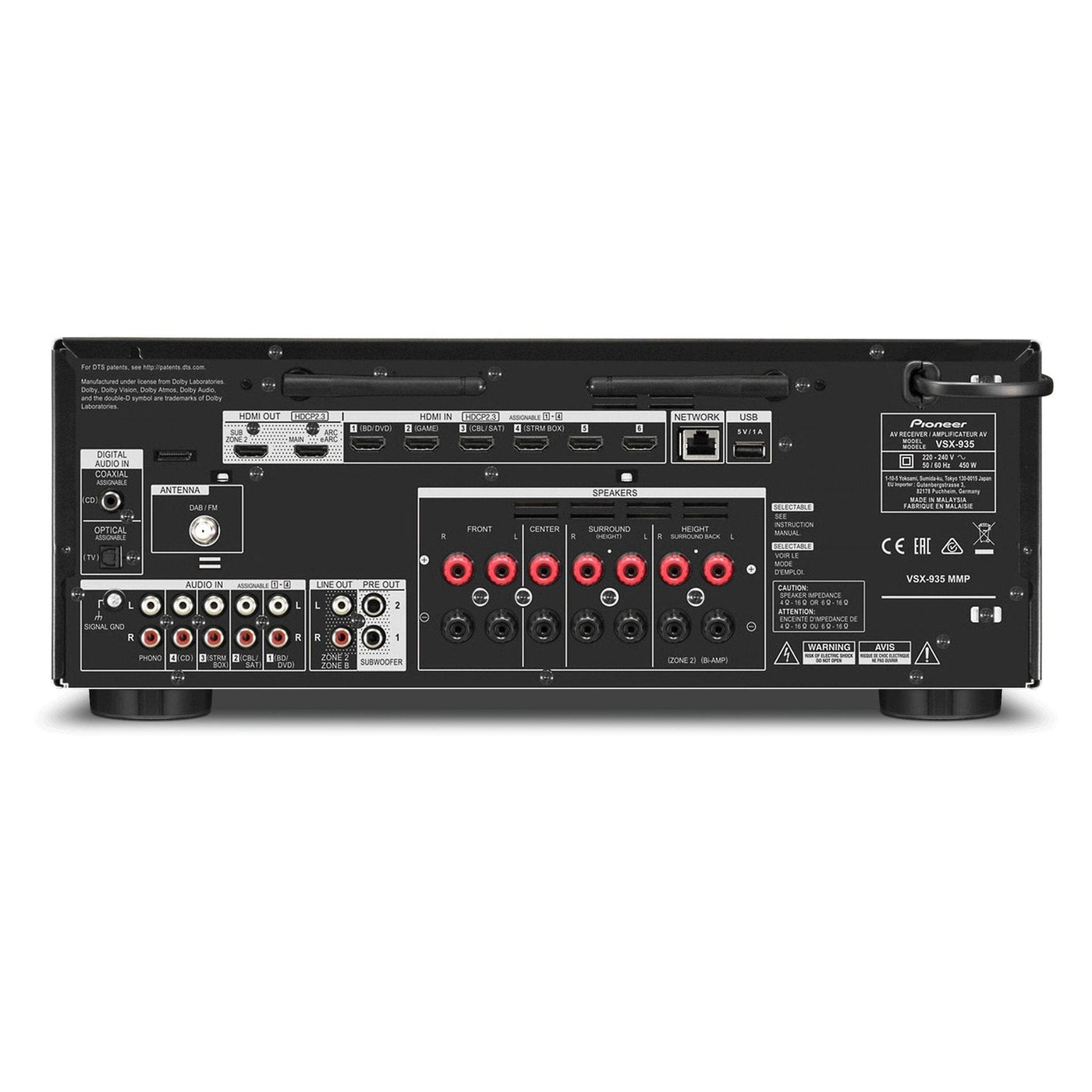 Pioneer Pioneer VSX-935 7.2ch AV Receiver AV Receivers