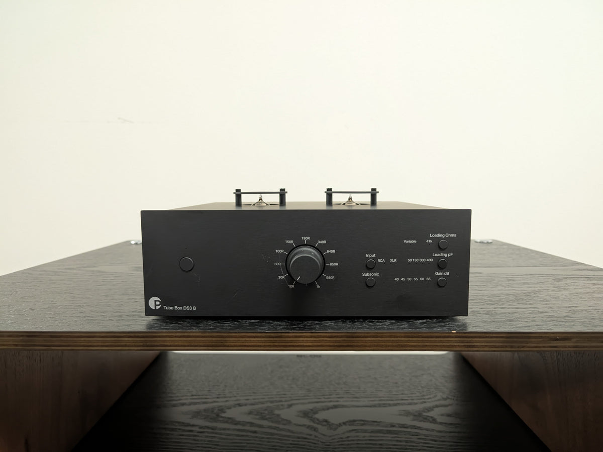 Pro-Ject Pro-Ject Tube Box DS3 B True Balanced Phono Preamplifier - Black - Ex Demo Phono Preamps