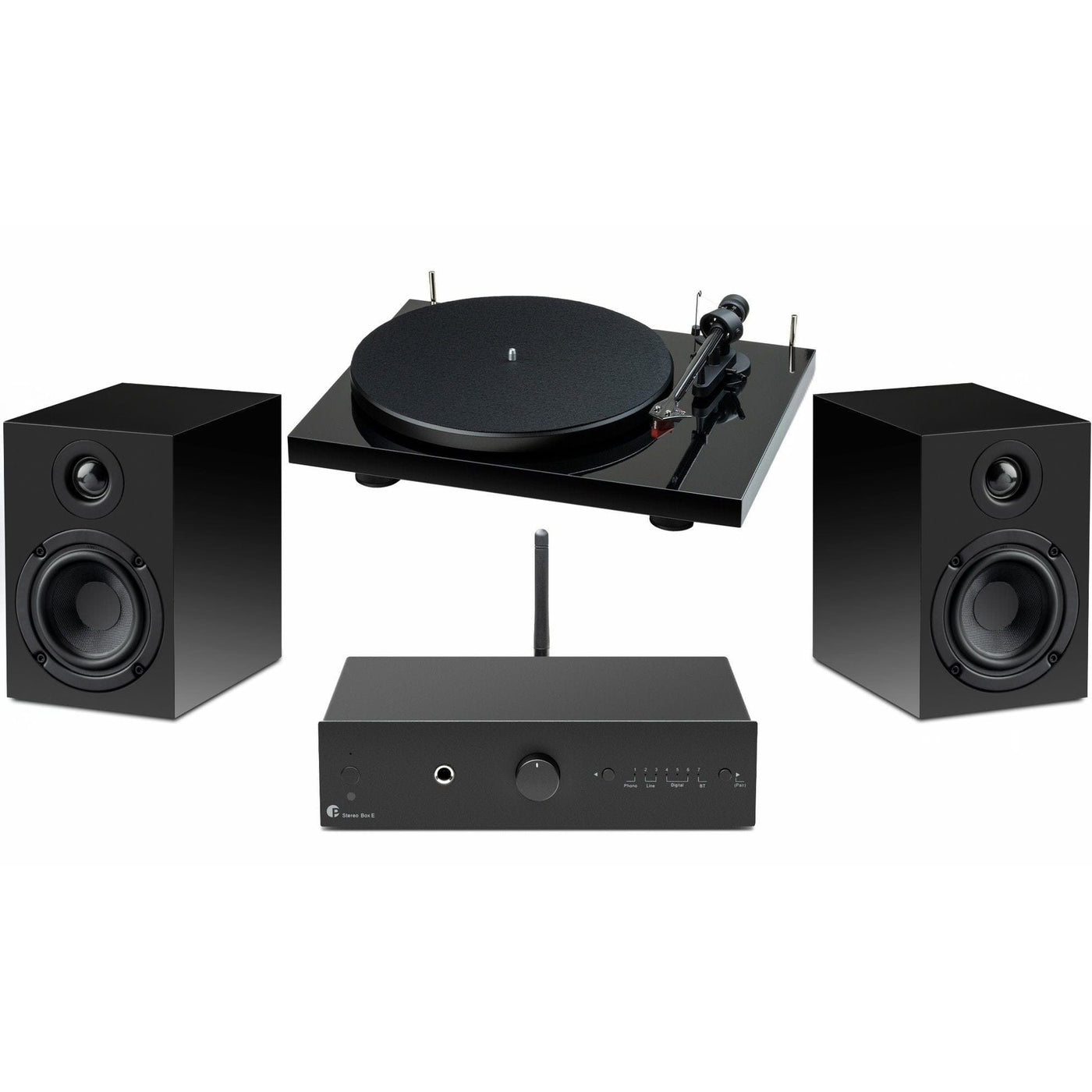 Pro-Ject Pro-Ject Classic Debut Pack Carbon Classic Turnable Amplifier and Speakers Stereo Packages