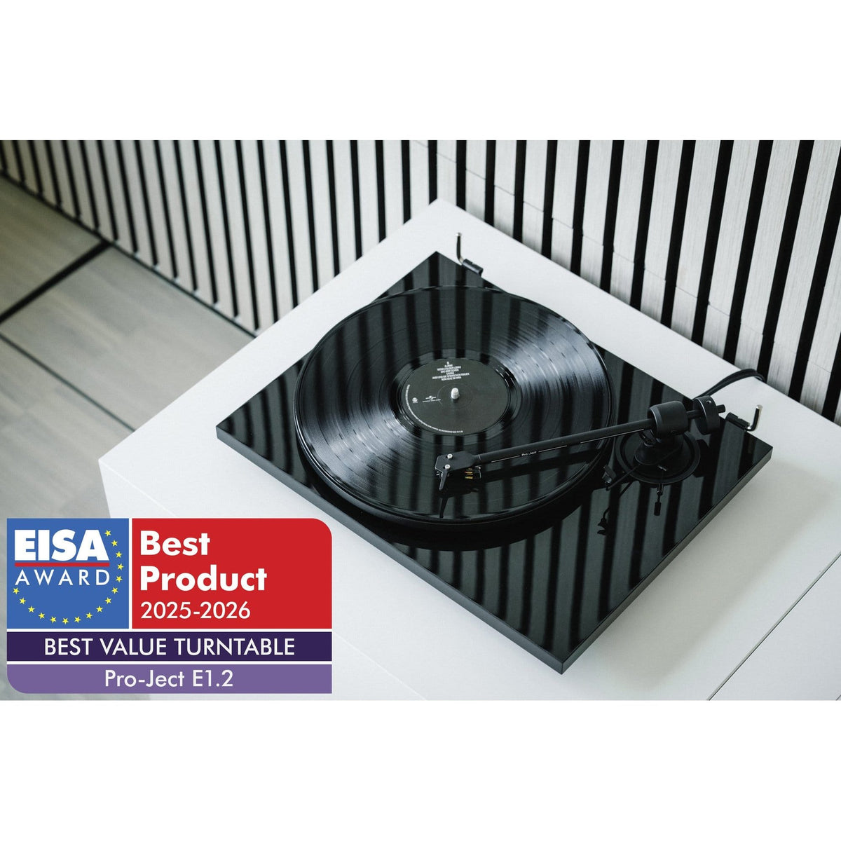 Pro-Ject Pro-Ject E1.2 Turntable with Pick It MM E Cartridge Turntables