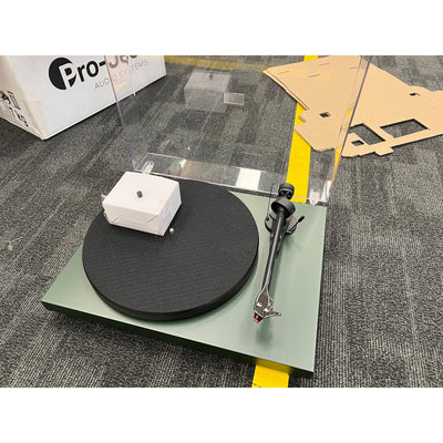 Pro-Ject Pro-Ject Debut Carbon Evo Turntable with Ortofon 2M Red Cartridge Satin Green - Ex-Demo Turntables