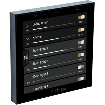 Rithum Rithum Switch Pro Smart Home Control Panel with PoE and built-in Speaker Control Systems