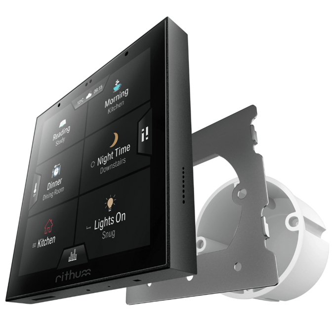 Rithum Rithum Switch Pro Smart Home Control Panel with PoE and built-in Speaker Control Systems