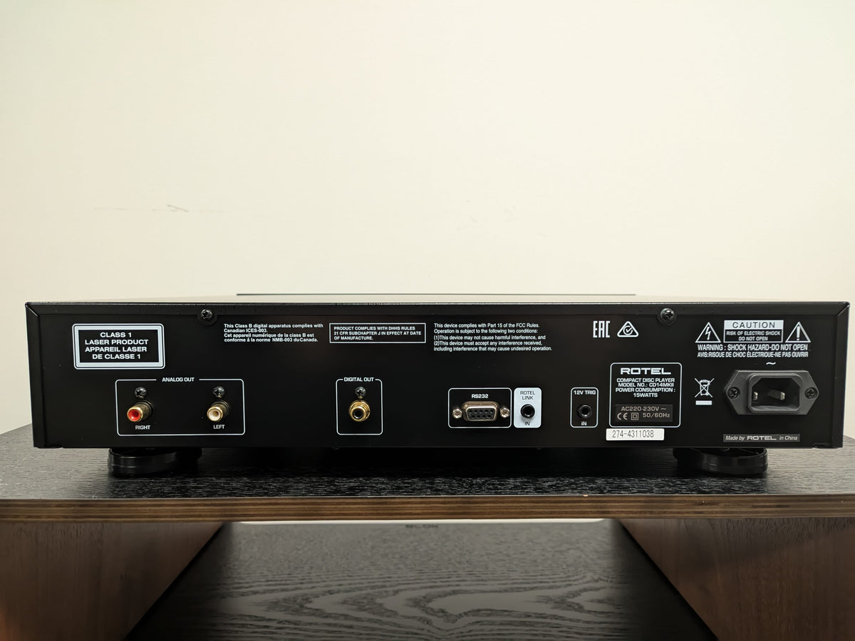 Rotel Rotel CD14 MKII CD Player - Black - Ex Demo CD Players