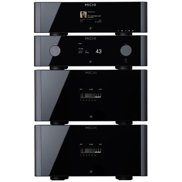 Rotel Michi P5 + M8 + M8 + Q5 Stack Stereo Packages