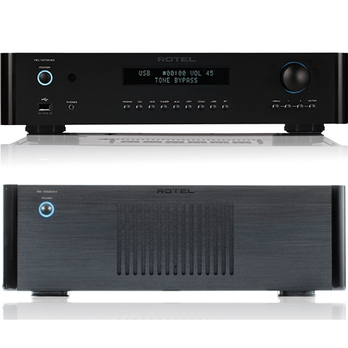 Rotel Rotel RC1572 MKII Preamplifier & RB1552 MKII Power Amplifier Combo Stereo Packages