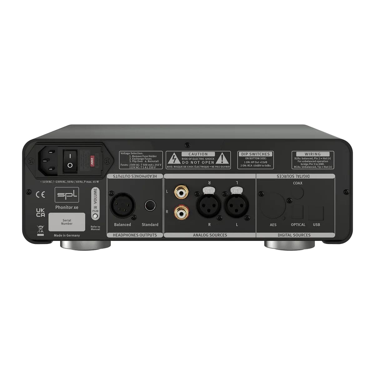 Sound Performance Lab SPL Phonitor xe Headphone Amplifier Optional DAC Headphone Amplifier