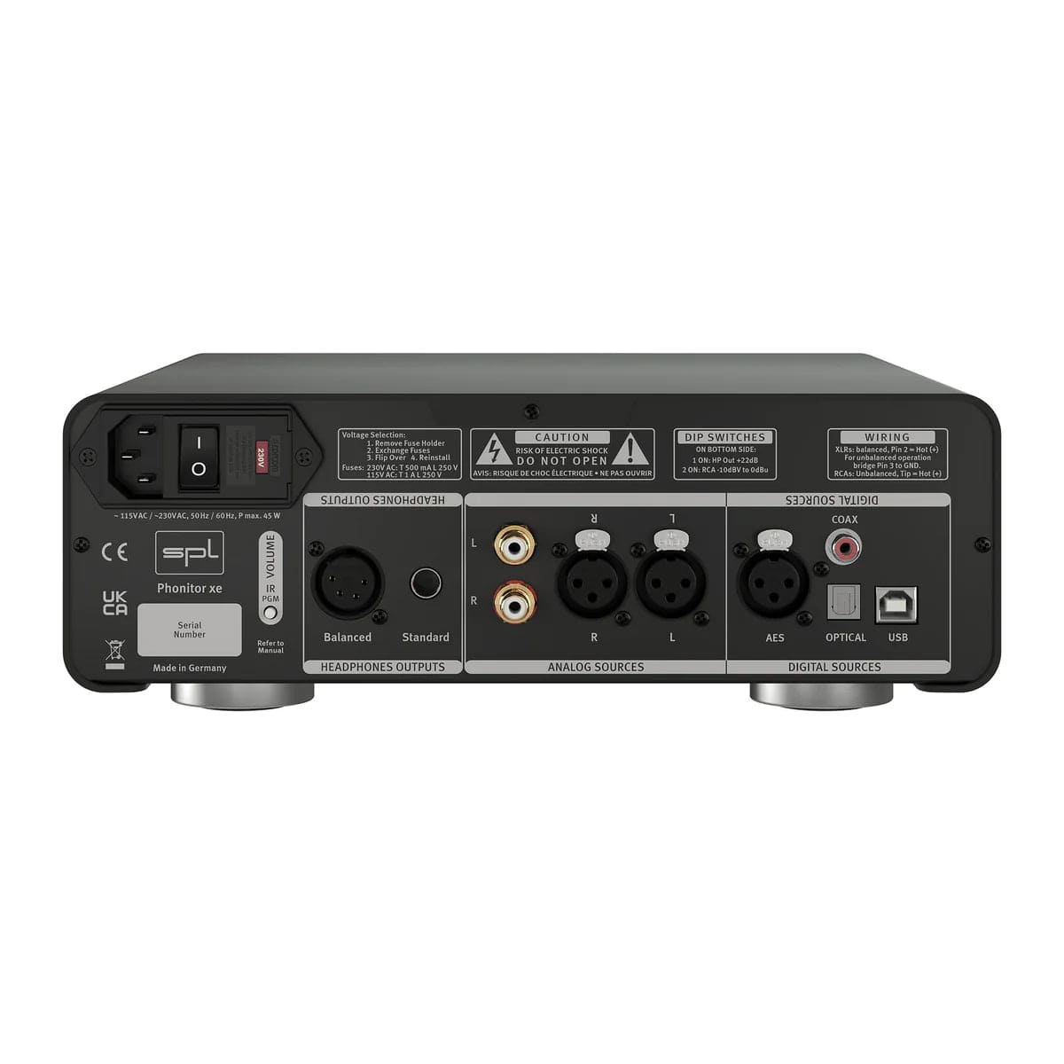 Sound Performance Lab SPL Phonitor xe Headphone Amplifier Optional DAC Headphone Amplifier