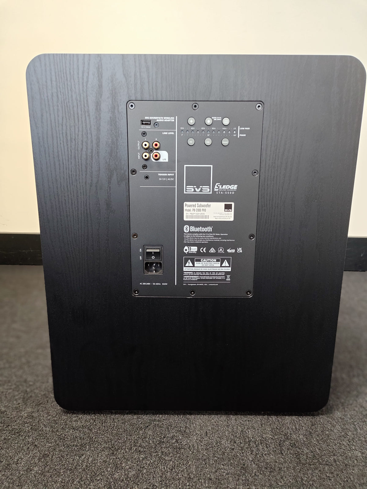 SVS Sound SVS PB-2000 Pro Subwoofer - Black Ash - Ex Demo Subwoofers