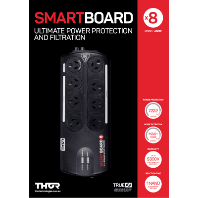 Thor Thor A12BF 8-Way Smart Surge Protection Power Board Power