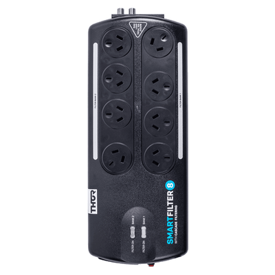 Thor Thor B8+ 8-Way Surge Protector with Advanced Filtration Power