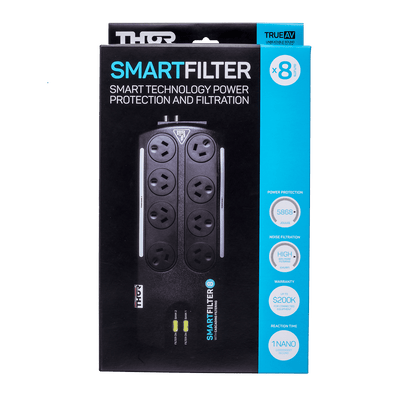 Thor Thor B8+ 8-Way Surge Protector with Advanced Filtration Power