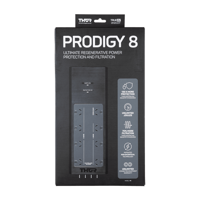 Thor Thor Prodigy P8 Surge Protection Powerboard 8-Way with Elite Filtration Power Distribution