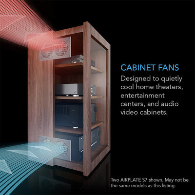 AC Infinity AC Infinity AIRPLATE S1 AV Cabinet Cooling System - 80mm Fan Component Cooling